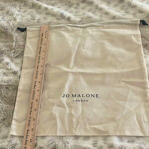 Cream cotton draw string tote